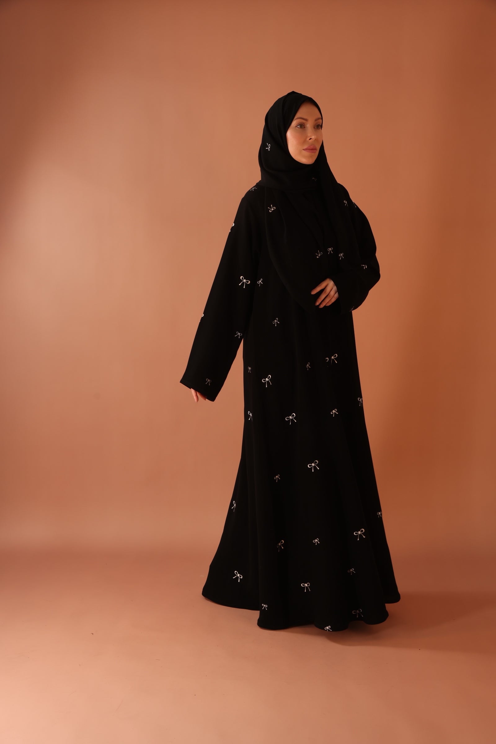 Lamsa abaya — full length view